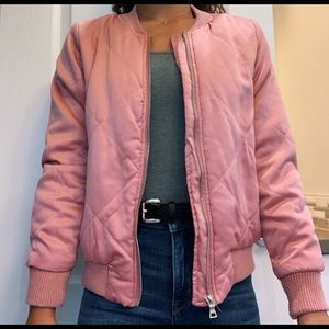 Forever 21 classic puffy bomber jacket
